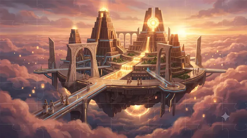 Future Mythology Floating City Concepts