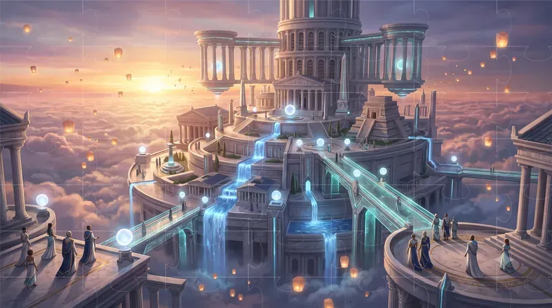 Future Mythology Floating City Concepts