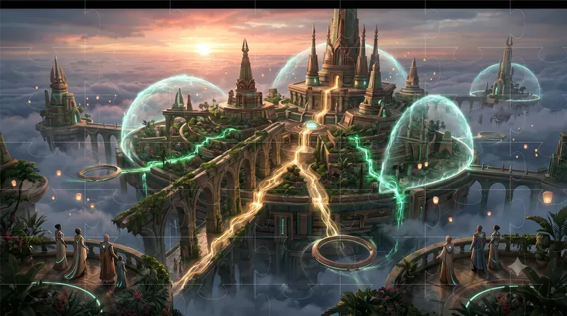 Future Mythology Floating City Concepts