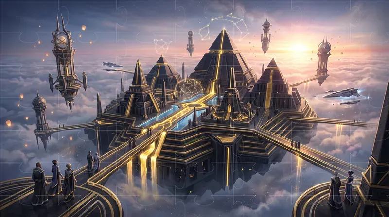Future Mythology Floating City Concepts