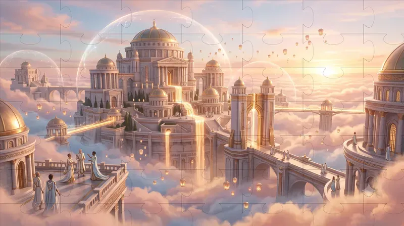 Future Mythology Floating City Concepts