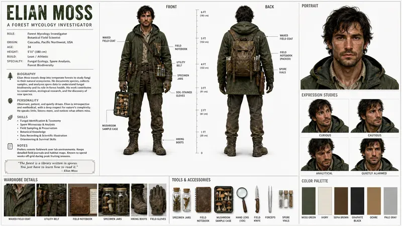 Cinematic Dossier Sheets