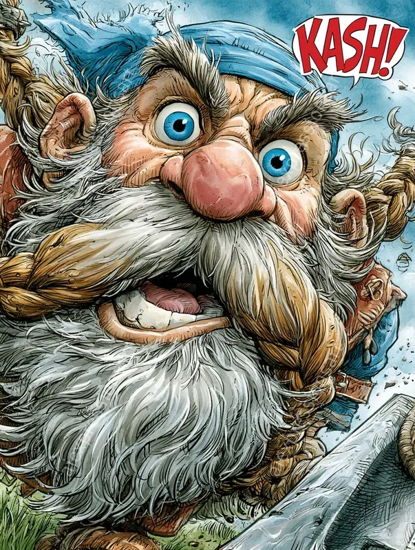Dynamic European Comic Fantasy Characters
