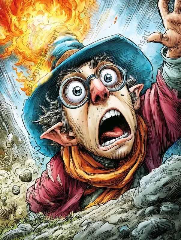 Dynamic European Comic Fantasy Characters