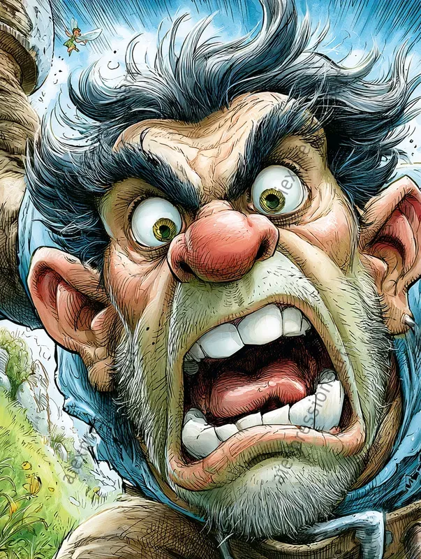Dynamic European Comic Fantasy Characters