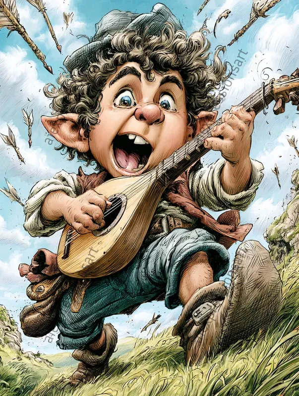 Dynamic European Comic Fantasy Characters