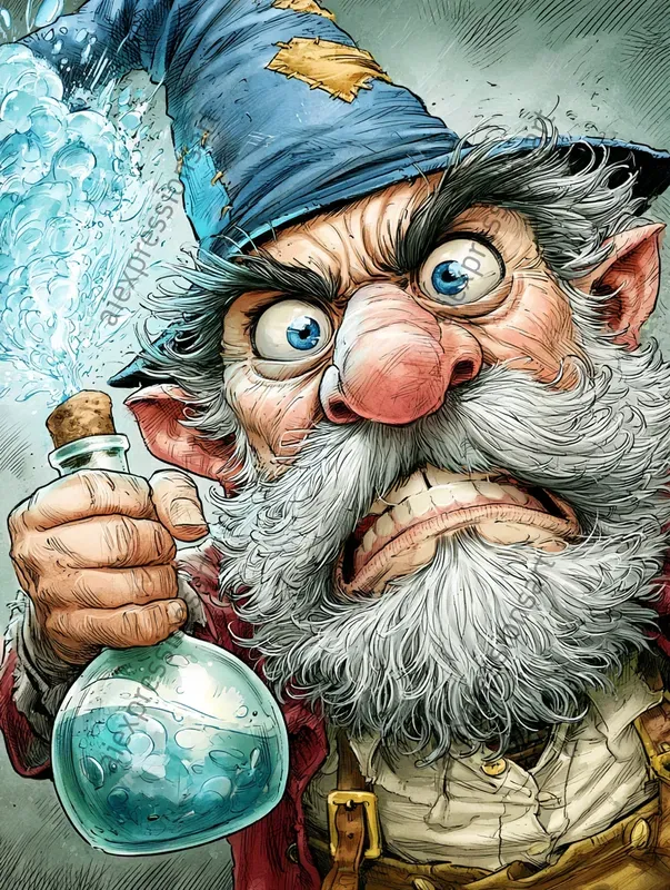 Dynamic European Comic Fantasy Characters