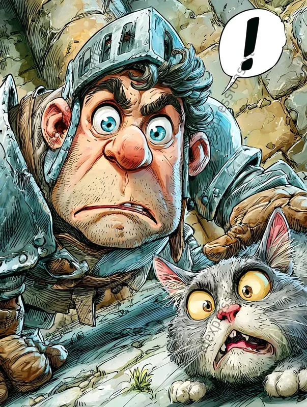 Dynamic European Comic Fantasy Characters