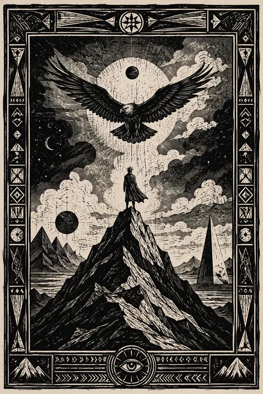 Woodcuts In A Surrealist Graphic Style