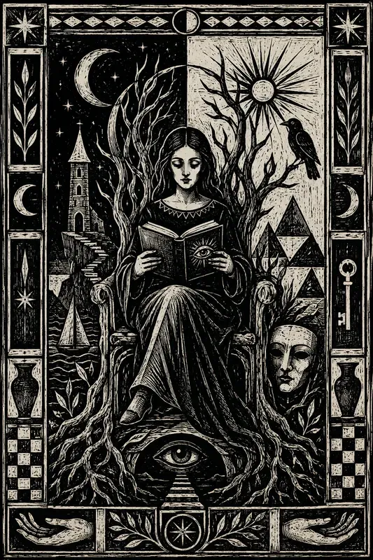 Woodcuts In A Surrealist Graphic Style