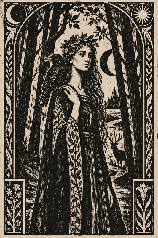 Woodcuts In A Surrealist Graphic Style