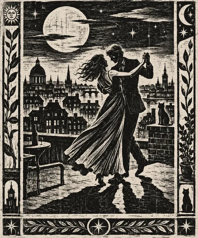 Woodcuts In A Surrealist Graphic Style