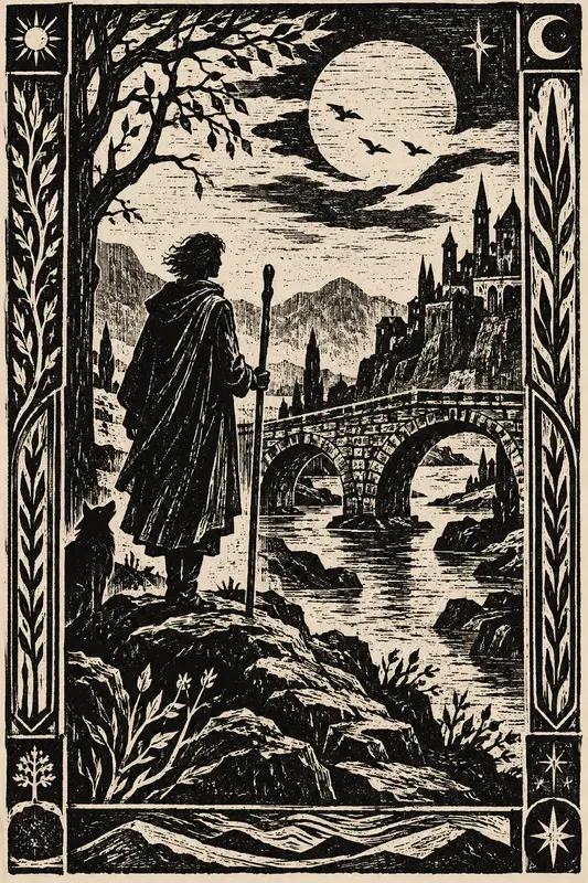 Woodcuts In A Surrealist Graphic Style