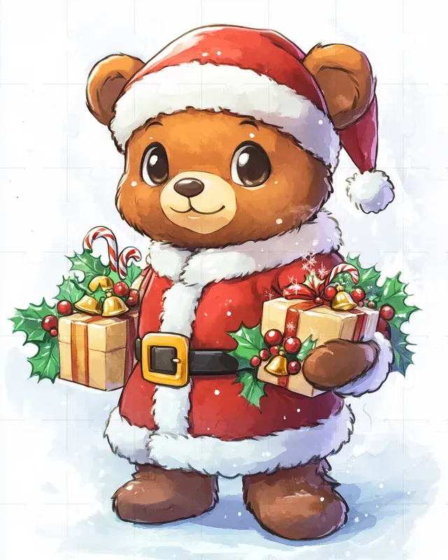 Christmas Character Illustration Cliparts