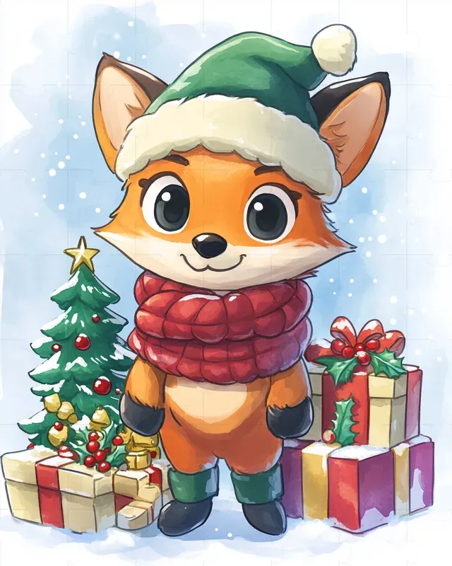 Christmas Character Illustration Cliparts