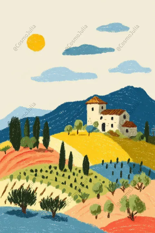 Spring Storybook Landscapes