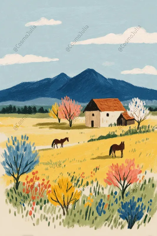 Spring Storybook Landscapes