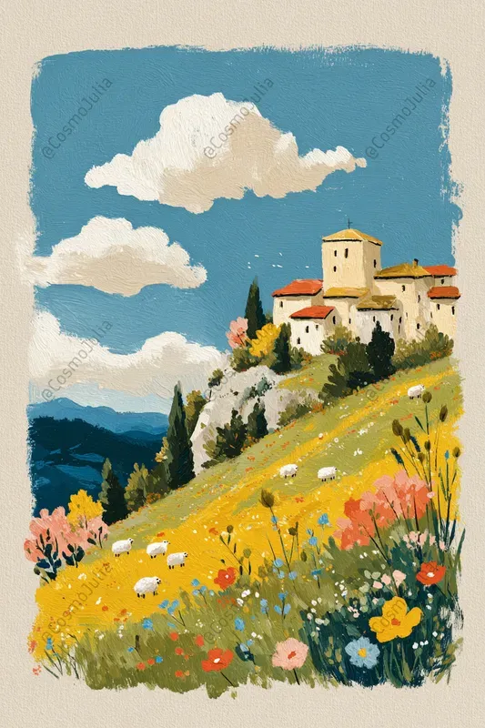 Spring Storybook Landscapes