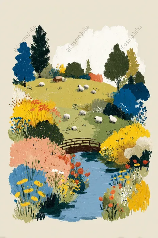 Spring Storybook Landscapes