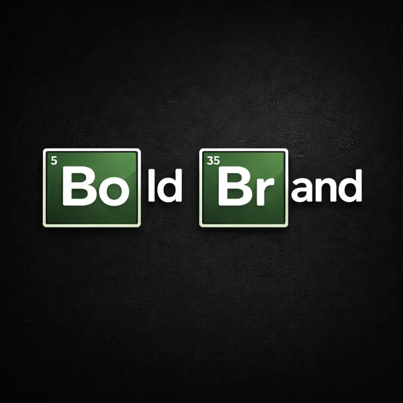 Chemical Logo Generator Breaking Style