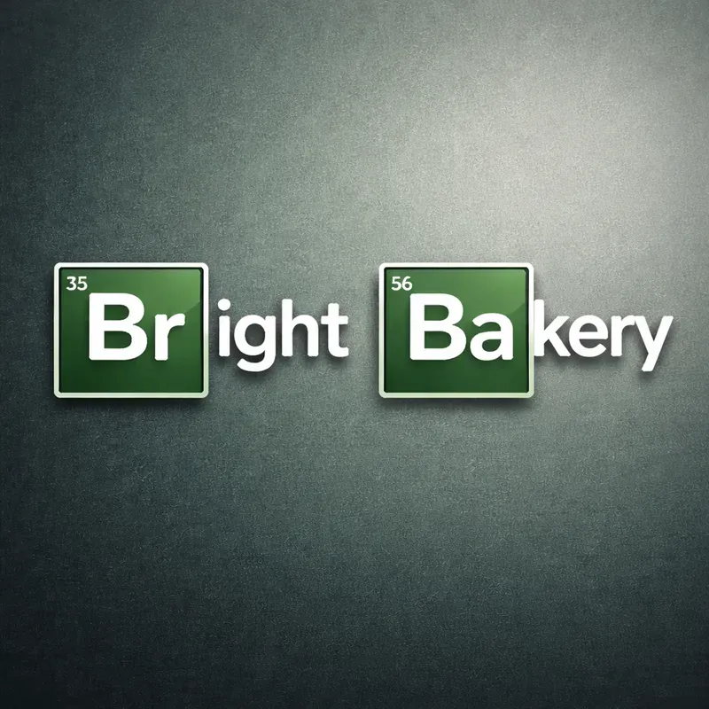 Chemical Logo Generator Breaking Style