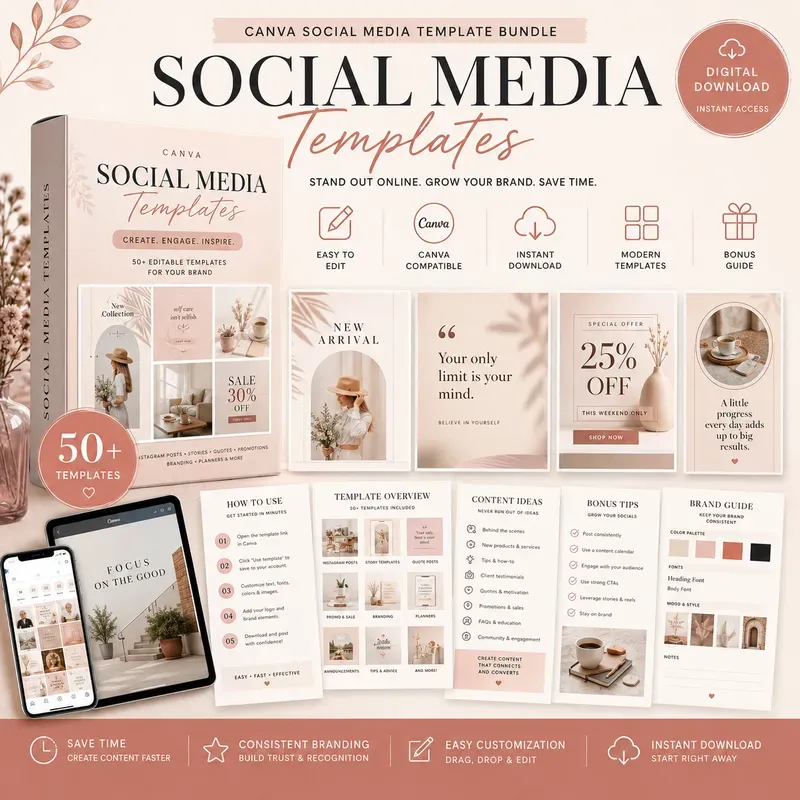 Digital Product Listing Visuals