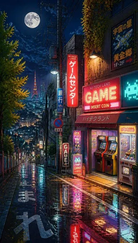 Retro Anime City Nights