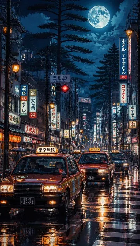 Retro Anime City Nights
