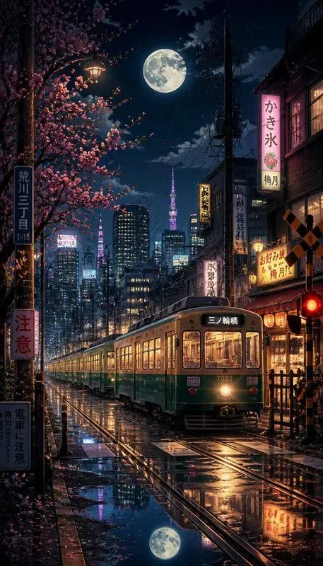 Retro Anime City Nights