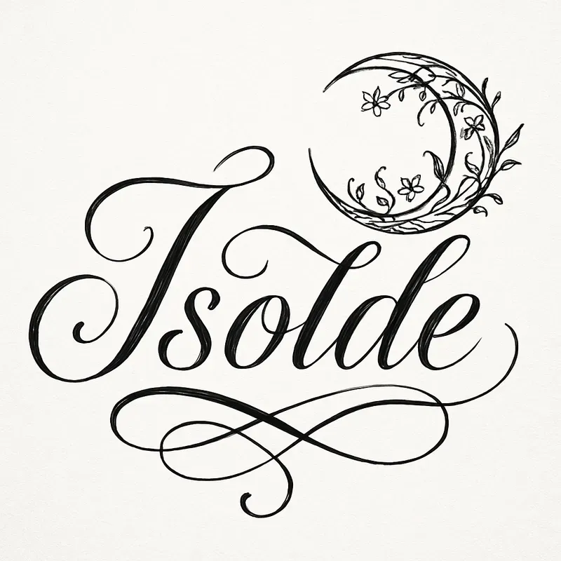 Elegant Name Art With Flourishes