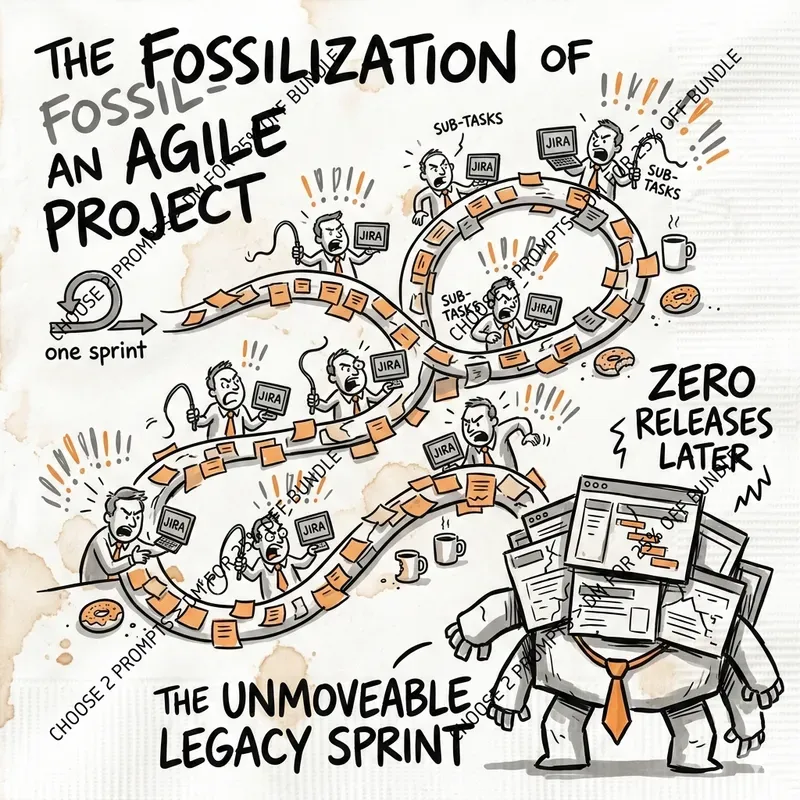 Corporate Chaos Cartoon Style