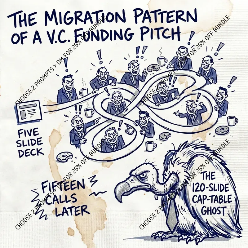 Corporate Chaos Cartoon Style