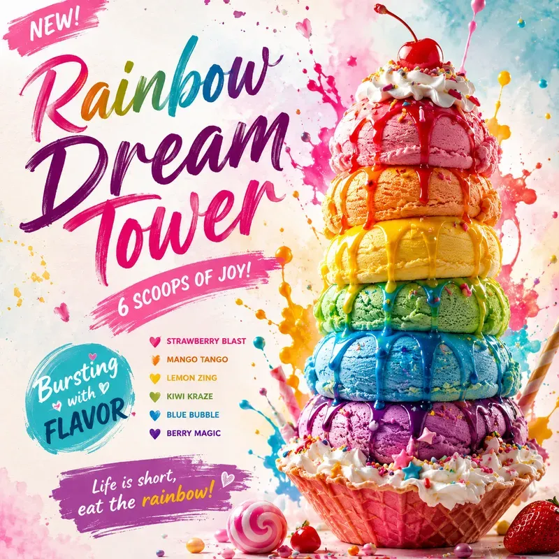 Sweet Splash Dessert Posters