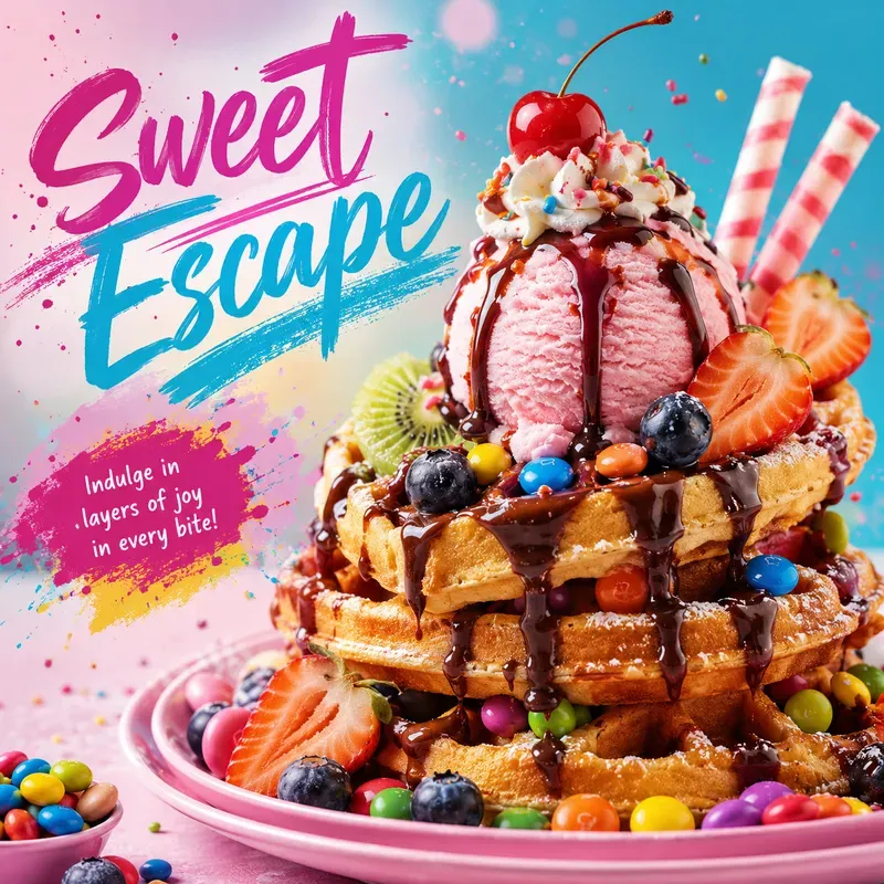 Sweet Splash Dessert Posters
