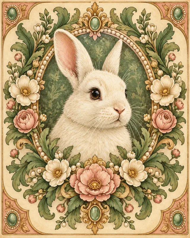 Retro Pet Portrait Crests