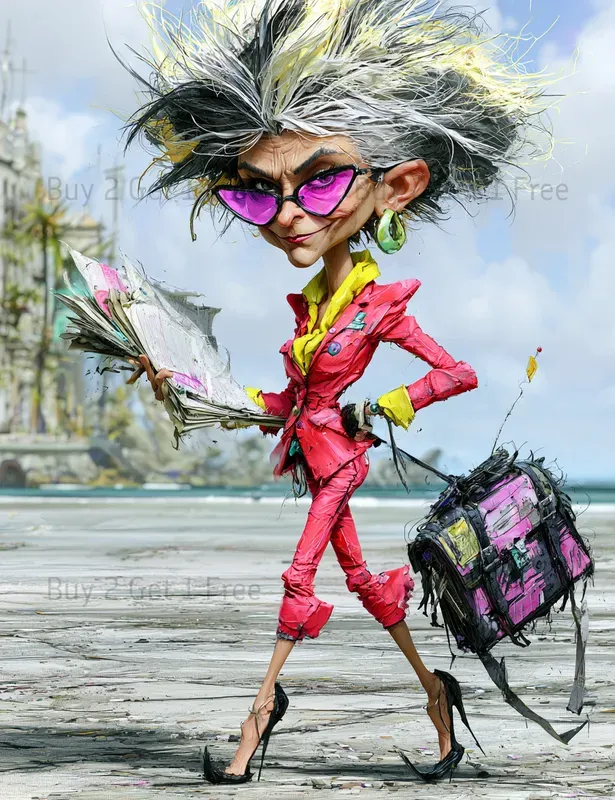 Satirical Island Junk Journals