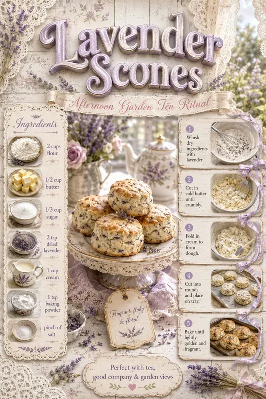 Shabby Chic Recipe Poster Generator