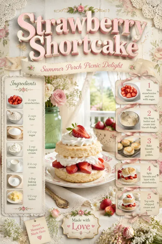 Shabby Chic Recipe Poster Generator