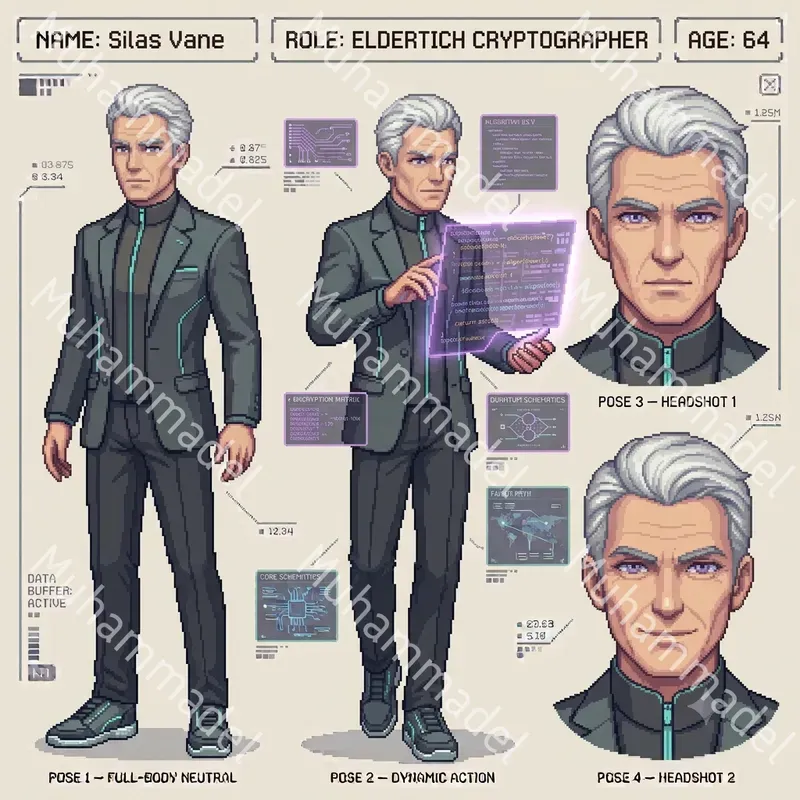 Pixel Art Character Sheet Generator