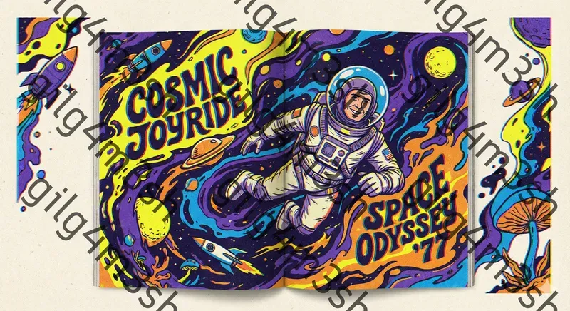 Groovy Psychedelic Travel Zines