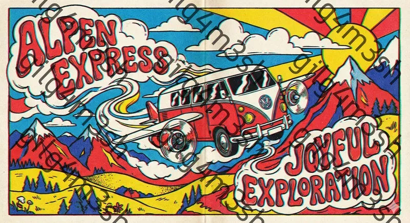 Groovy Psychedelic Travel Zines