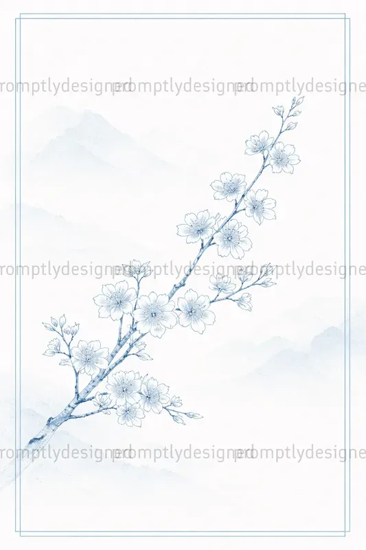 Minimal Chinoiserie Pages