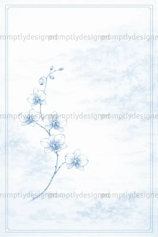 Minimal Chinoiserie Pages