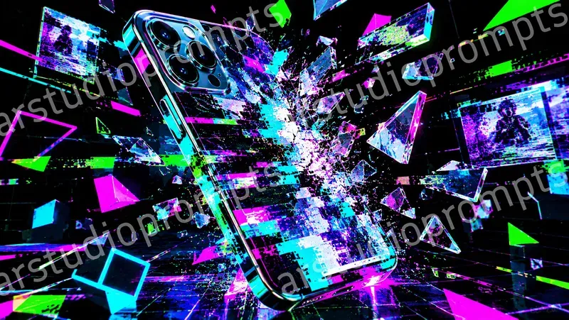 Glitchcore Reality Thumbnails