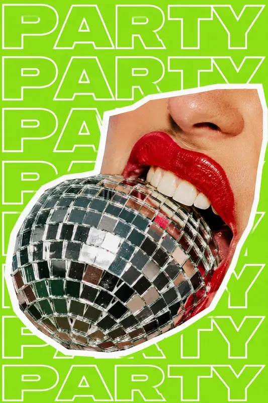 Pop Art Typography Collage Posters