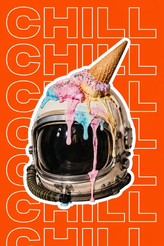 Pop Art Typography Collage Posters