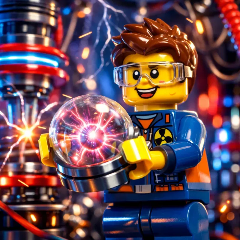 Neon Lab Lego Scientist Series Pros