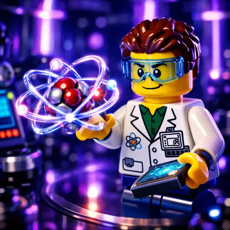 Neon Lab Lego Scientist Series Pros