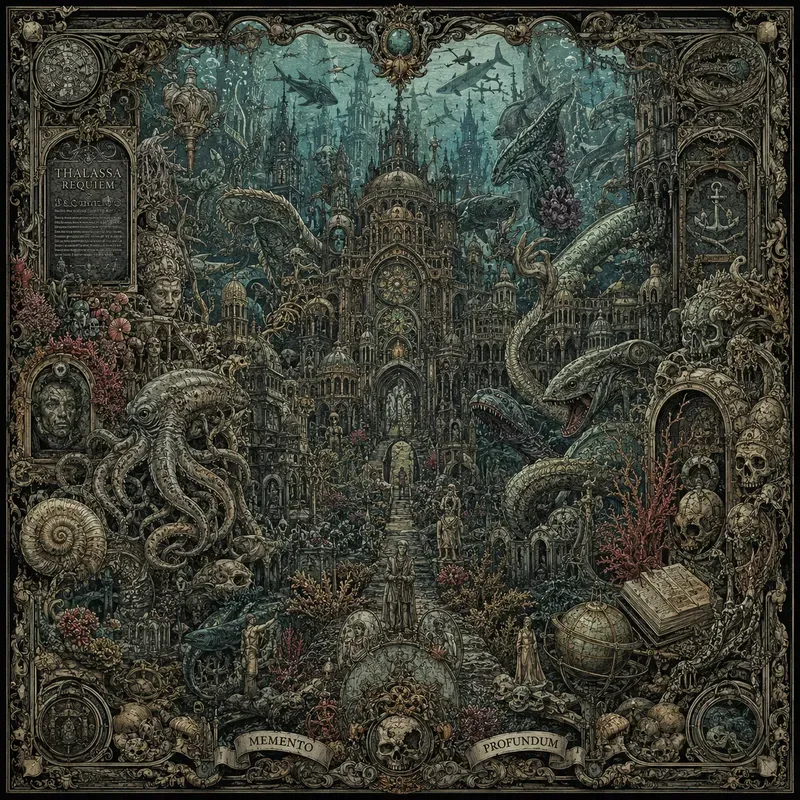 Dark Gothic Relic Fantasy Collage Art