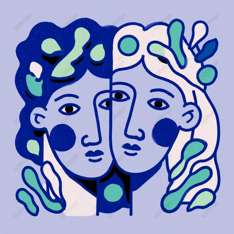Cool Blue Mythic Clipart